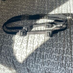 Stylish Black and Silver Women's Belt